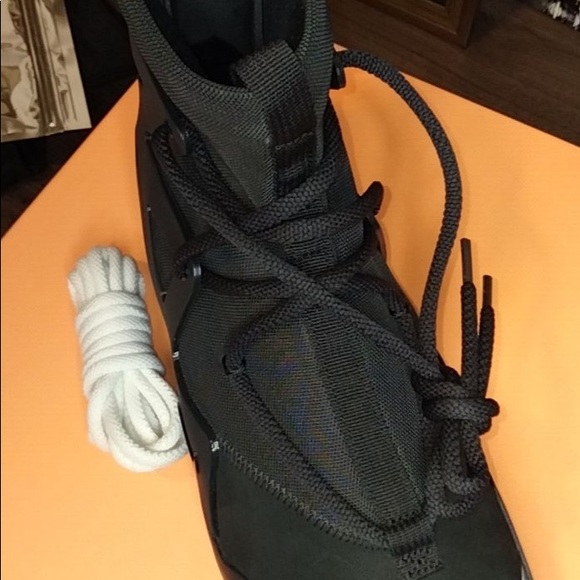 Nike Air Fear Of God 1 Triple Black - Picture 3 of 7